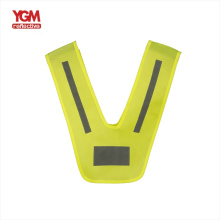 High visibility bicycle reflective safety vest belt